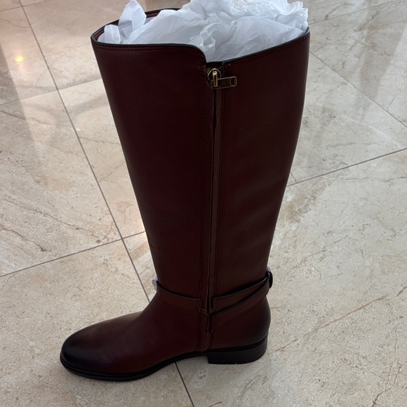 Coach Women's Ruby Horse & Carriage Leather Boot Brown Walnut g4520 - Picture 5 of 6